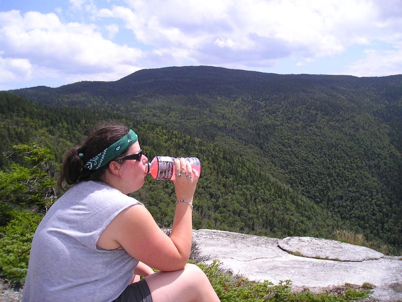 MtSuccess 029.JPG - We decided to take a break on the ledge before we continued our ascend to Mt. Success.